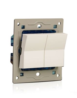 西門子SIEMENS電工專場點晶系列雅白二位雙控大翹板開關-唯品會